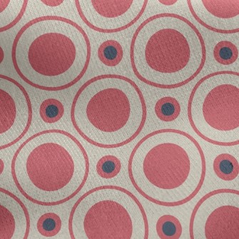 Big Dots Jersey Backed Fleece