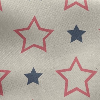 Basket Of Empty Solid Stars Jersey Backed Fleece