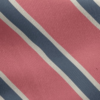 Typical Thick Diagonal Stripes Jersey Backed Fleece