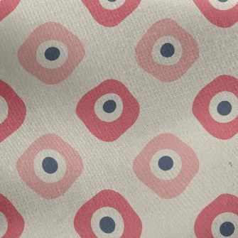 Box Dots Jersey Backed Fleece