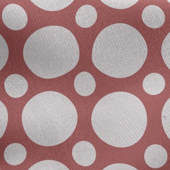 Dots Of Different Sizes Jersey Backed Fleece