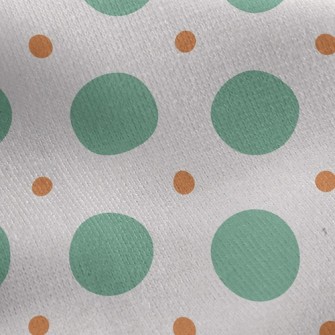 Big And Small Dots Jersey Backed Fleece