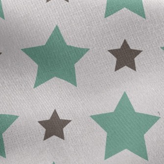 Big And Small Stars Jersey Backed Fleece