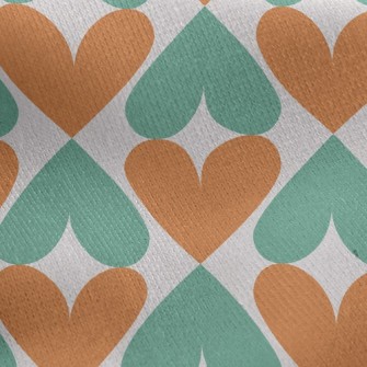 Upside Down Double Love Jersey Backed Fleece