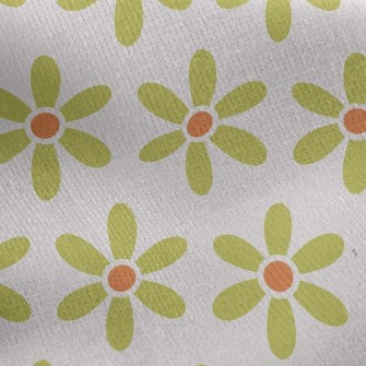 Cute Flowers Jersey Backed Fleece