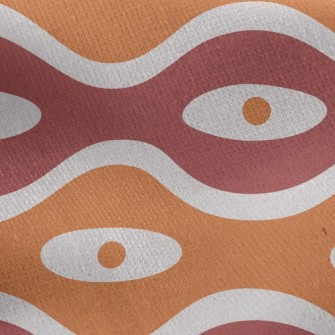 Elliptical Wave Jersey Backed Fleece