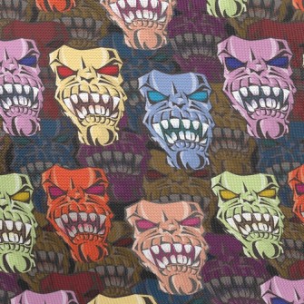 Angry Face Pongee