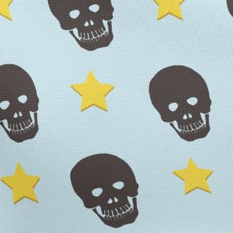 Black Skull Star Pongee