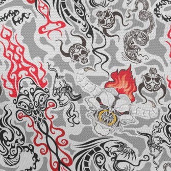Skeleton Bull Demon King Pongee