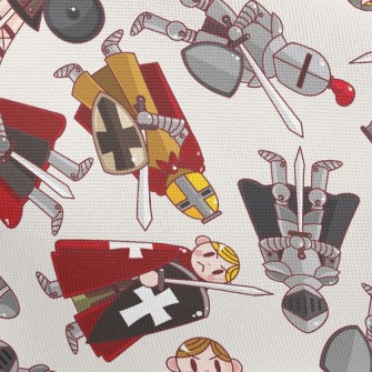 Cartoon Baby Soldier Pongee
