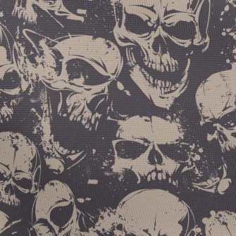 Scary Skeleton Pongee