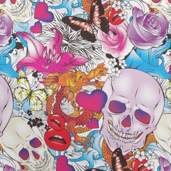 Fancy Skull Pongee