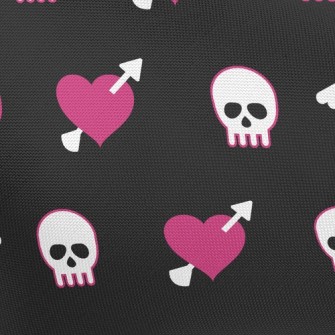 Heart Skull Pongee