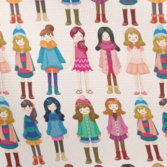 Fashion Crowd Pongee