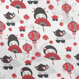 Geisha Culture Pongee