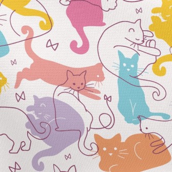 Snooze Cat Pongee