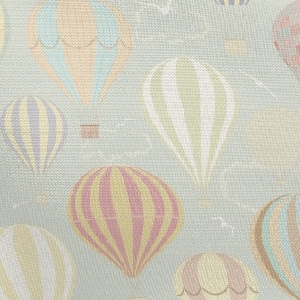 Flying Hot Air Balloon Pongee
