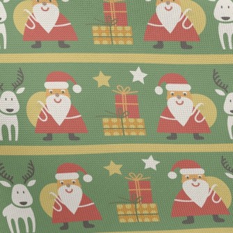 Santa Giving Gifts Pongee