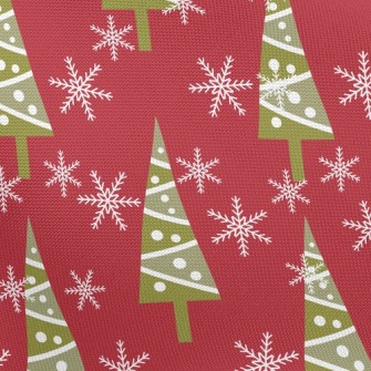 Snowflake Christmas Tree Pongee