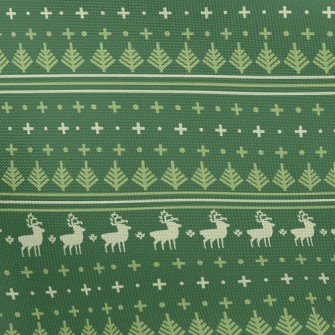 Christmas Elk Elements Pongee