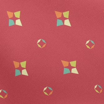 Nostalgic Colored Squares Pongee