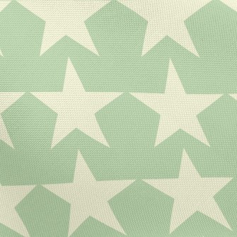 Simple Star Print Pongee