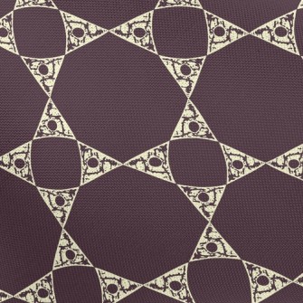 Nostalgic Tile Arrangement Pongee