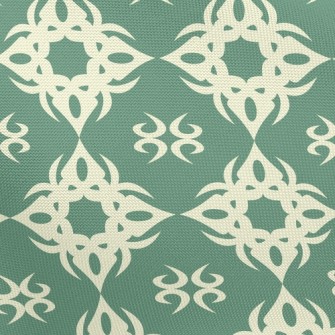 Retro Deformed Flower Pongee