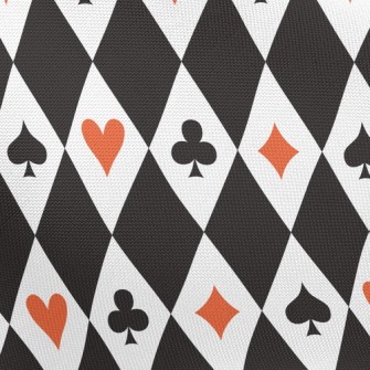Fashion Diamond Playing Cards Pongee