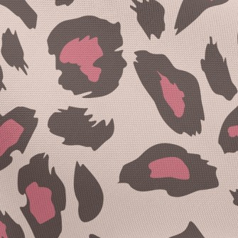Pink Fashion Leopard Print Pongee