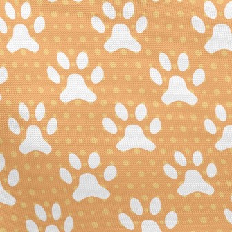 Cute Big Dog Footprints Pongee