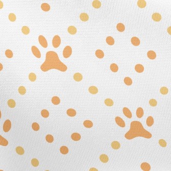 Dots And Dog Footprints Pongee