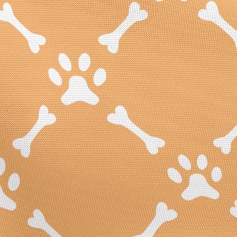 Dog Footprint Bone Pongee