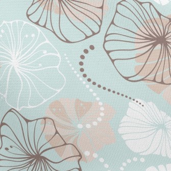 Elegant Flowers Pongee