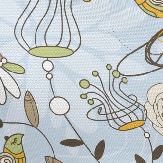 Psychedelic Garden Pongee