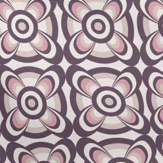 Dazzling Square Pattern Pongee