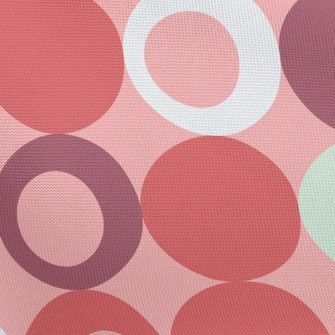 Red Fashion Dots Pongee