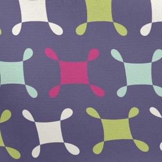 Simple Block Combination Pongee