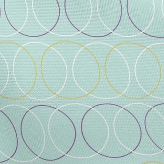 Visual Circle Lines Pongee