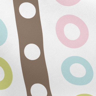 Colorful Dots Pongee