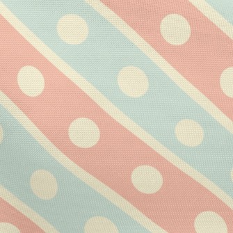 Two-Color Dotted Lines Pongee