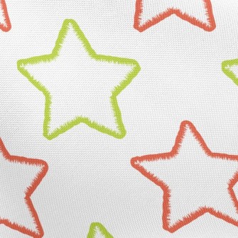Two-Color Line Stars Pongee