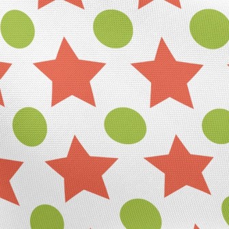 Big Star And Small Dot Pongee