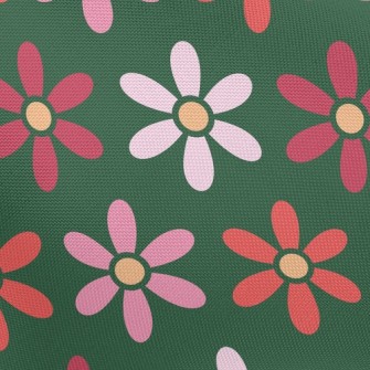 Beautiful Colorful Flowers Pongee