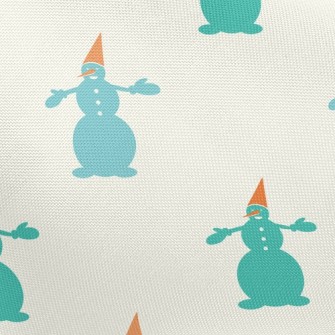 Cute Christmas Snowman Pongee