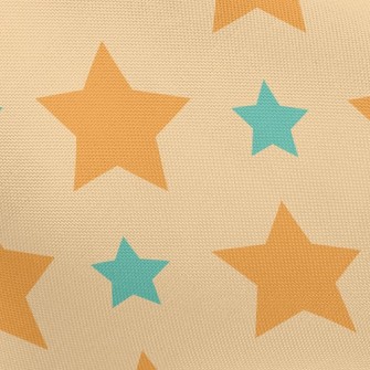 Shining Colorful Stars Pongee