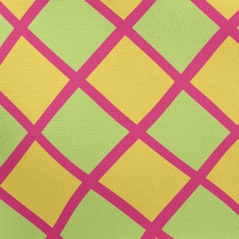 Two-Color Stitching Diamond Pongee