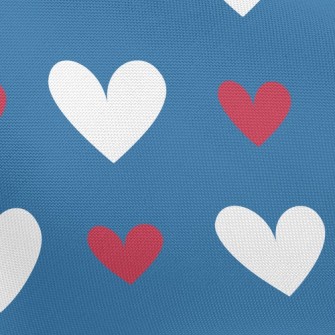 Fashion Two-Color Heart Pongee