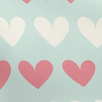 Pastel Bicolor Heart Pongee