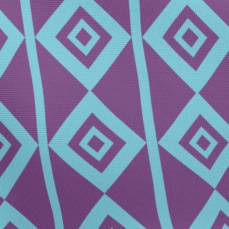 Psychedelic Purple Rhombus Pongee